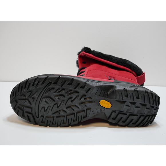 NEW UGG BUTTE LEATHER BOOT SHERPA WOOL VIBRAM RED 1130809 MENS SIZE - 10 - Picture 15 of 16